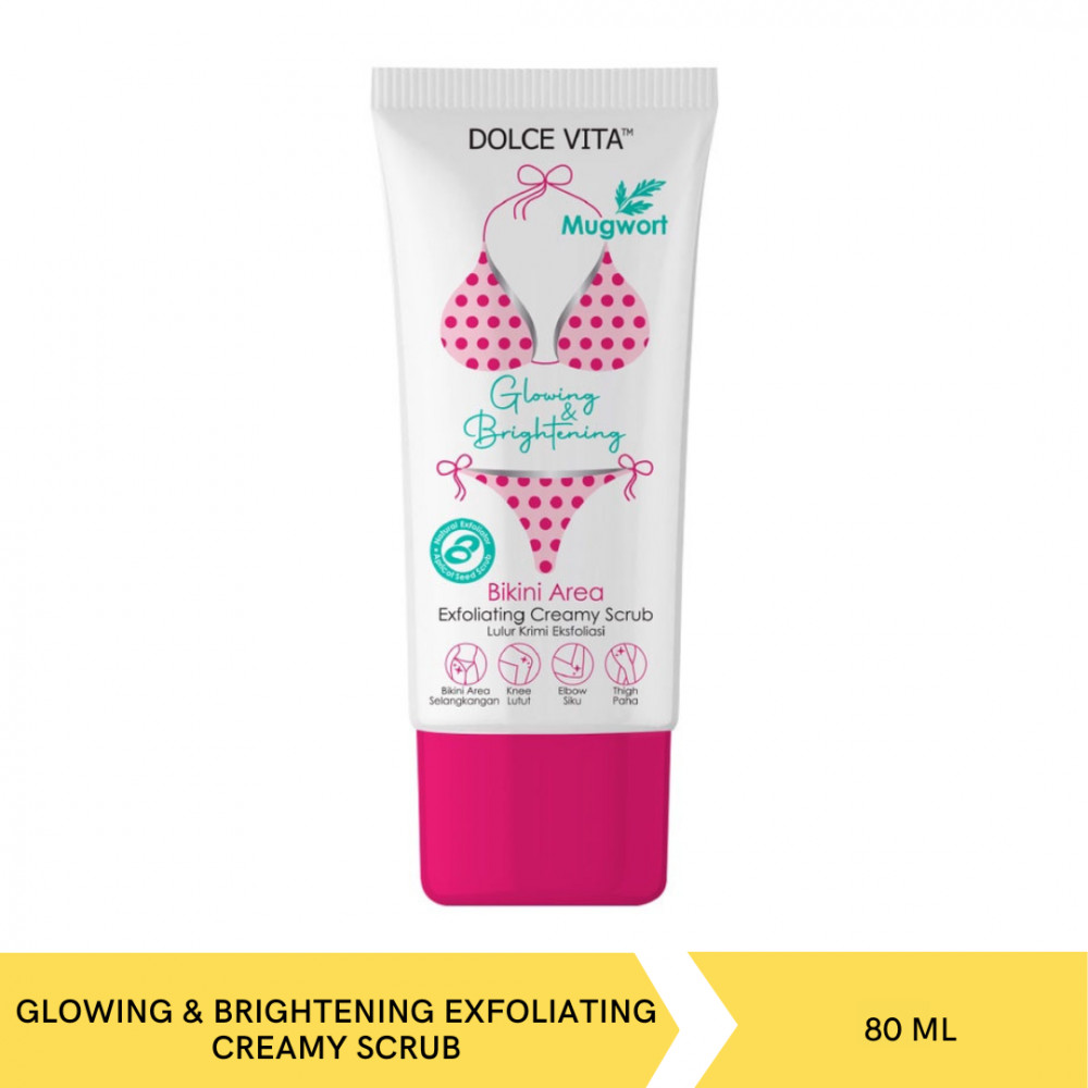 DOLCE VITA GLOWING & BRIGHTENING EXFOLIATING CREAMY SCRUB 80ML