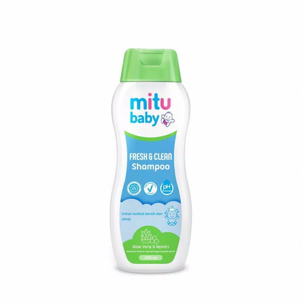 MITU BABY SHAMPO 200ML ALOEVERA&KEMIRI