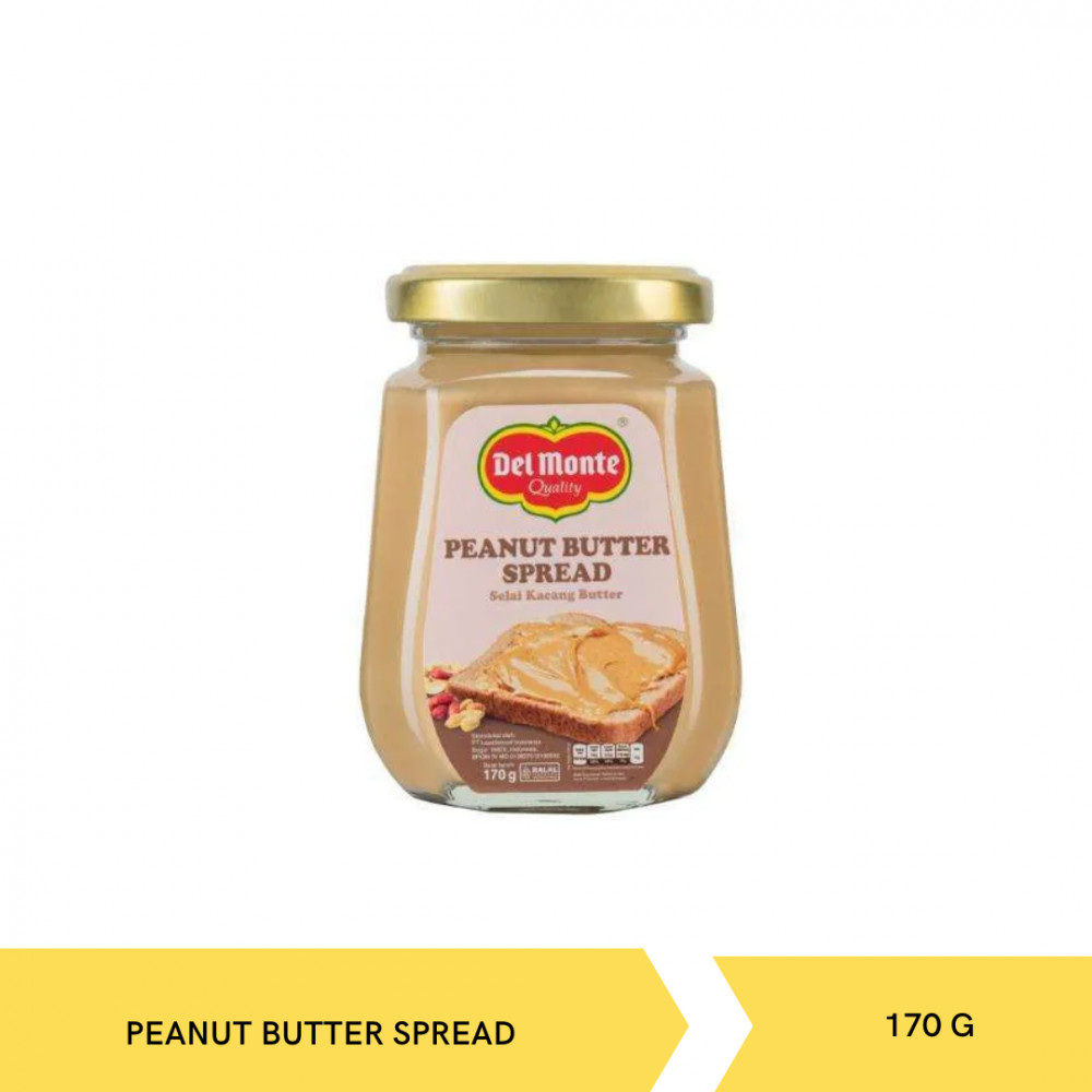DELMONTE PEANUT BUTTER SPREAD 170G X 12