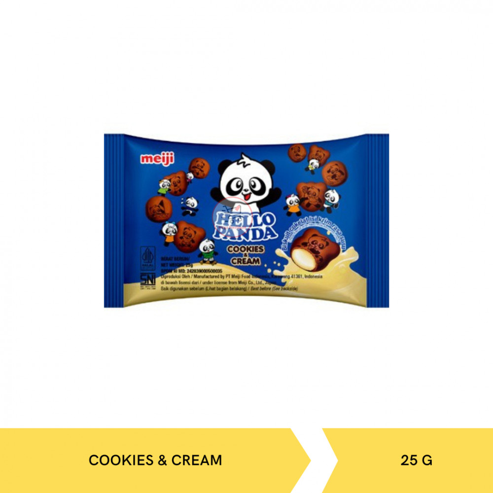 MEIJI HELLO PANDA COOKIES&CREAM  25G X 12