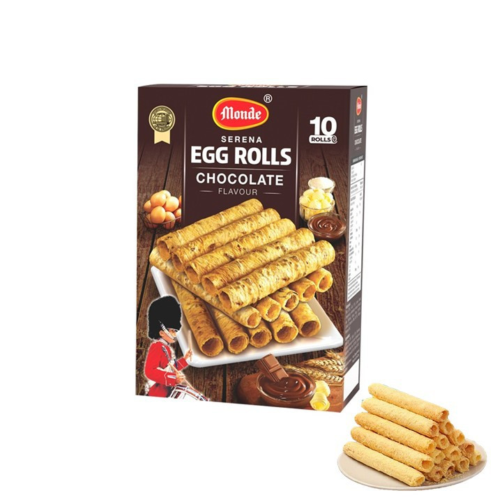 MONDE SERENA EGG ROLL CHOCO KTK 70G  X 30