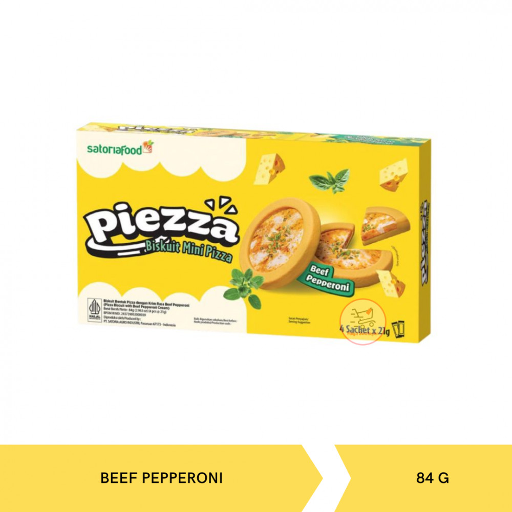 PIEZZA BISC MINI PIZZA BEEF PEPPERONI 84G