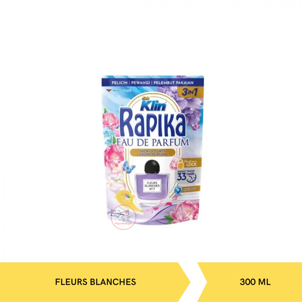 RAPIKA EDP FLEURS BLANCHES POUCH 300ML X 12