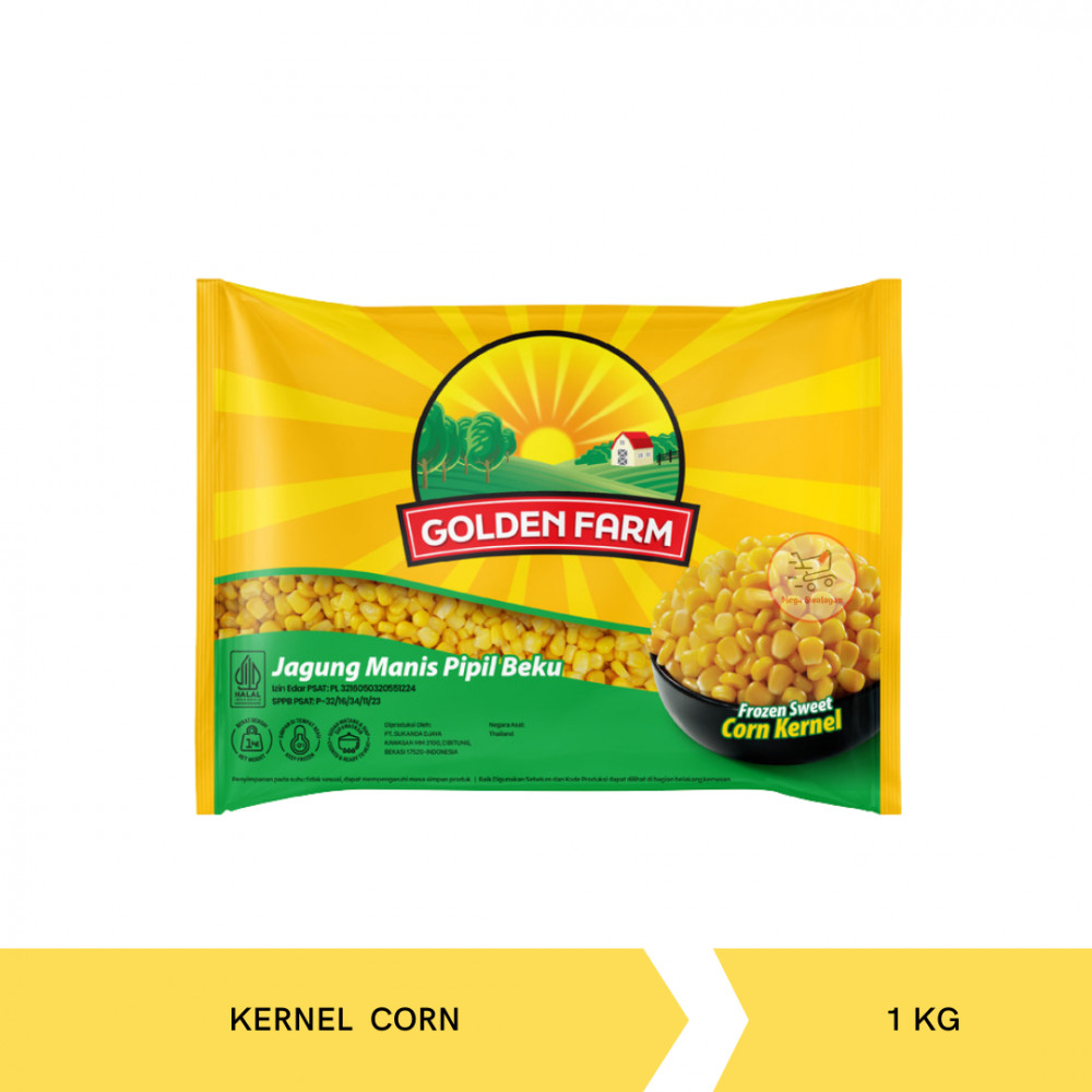 GOLDEN FARM KERNEL CORN 1KG X 12