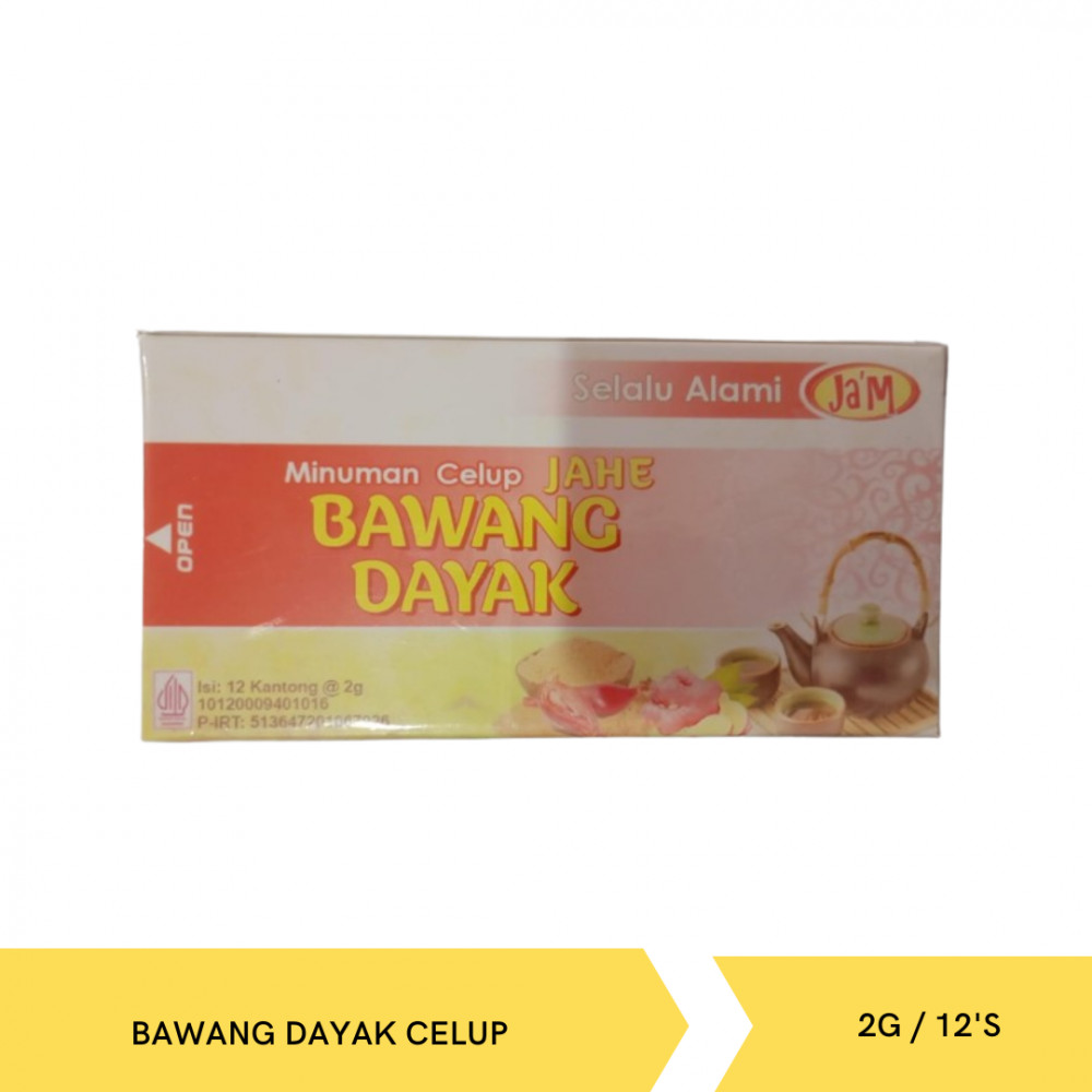 JA`M BAWANG DAYAK CELUP KTK 2G/12`S