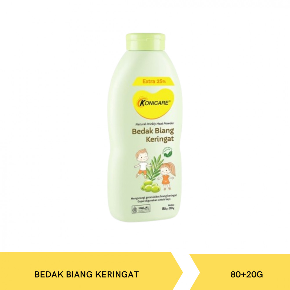 KONICARE BEDAK BIANG KERINGAT 80G+20G