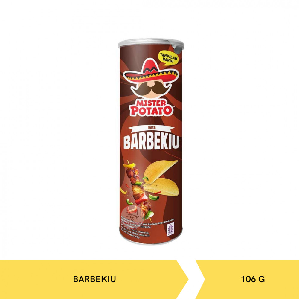MR POTATO CRIPS BBQ 106G X 24