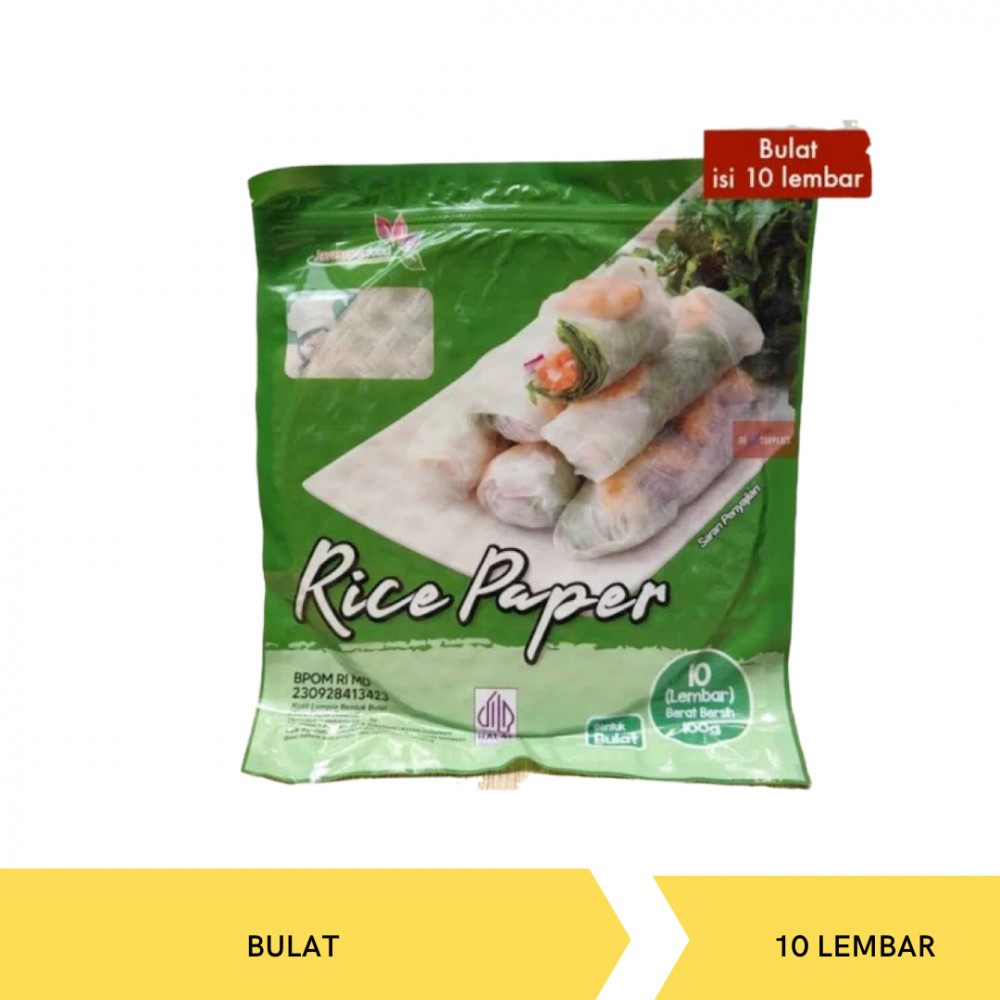 JSF RICE PAPER BULAT 100G/10`S