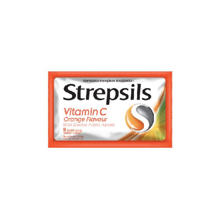 STREPSILS VITAMIN C 8`S X 12