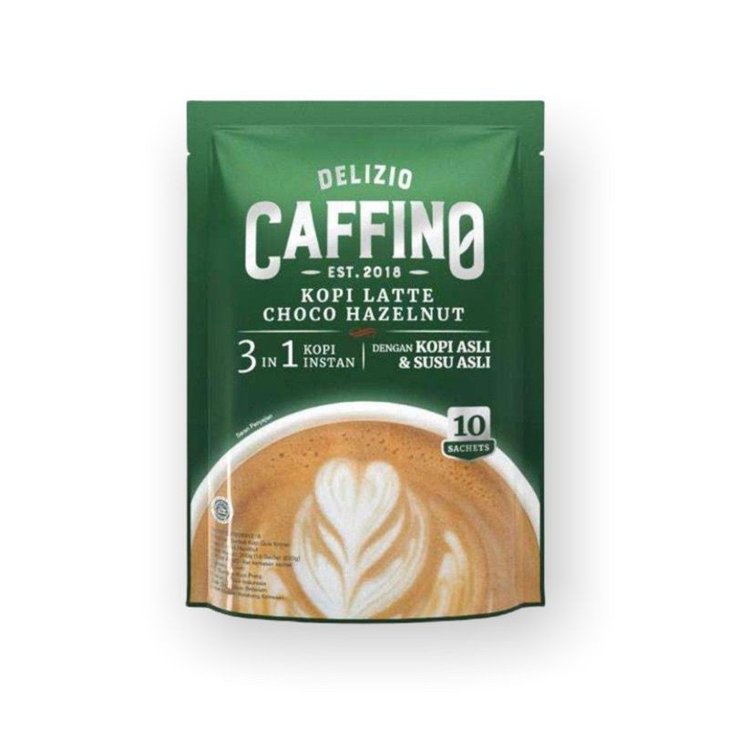DELIZIO CAFFINO 3IN1 CHOCO HAZELNUT 200G X 20
