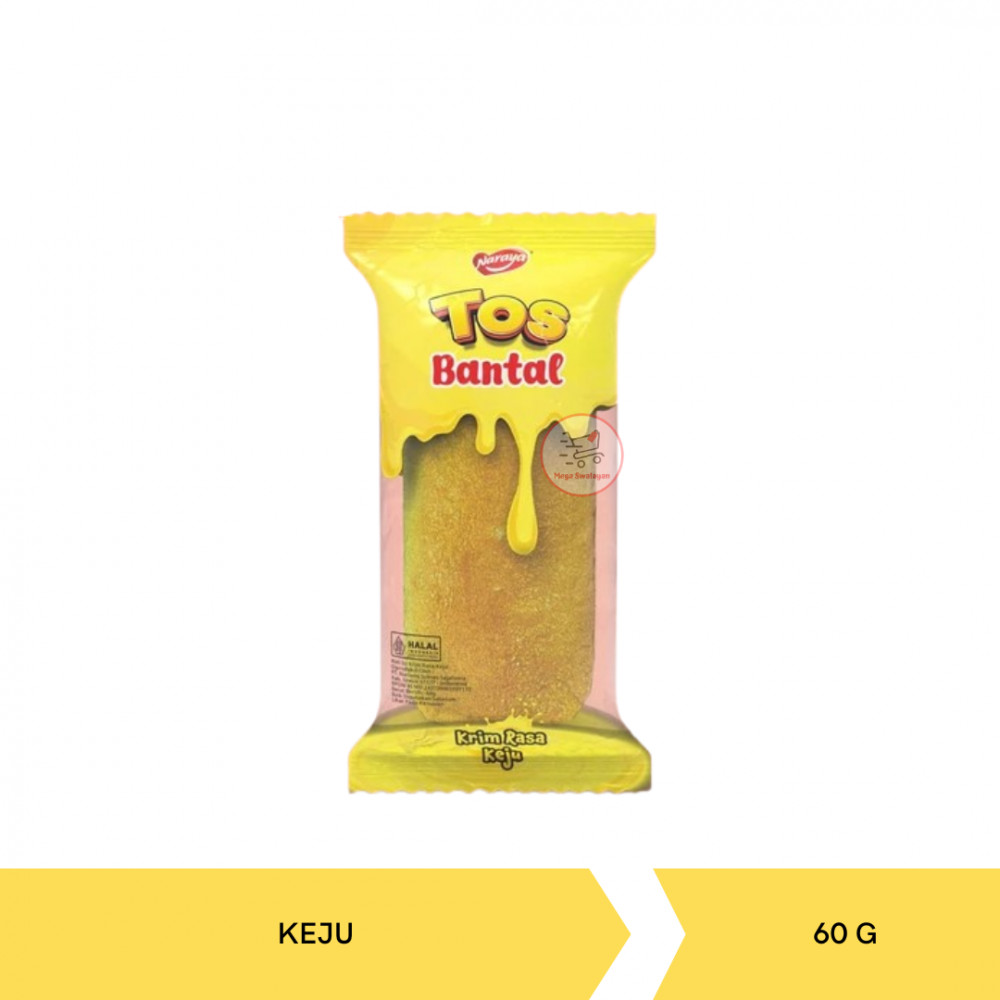 NARAYA TOS BANTAL KEJU 60G X 60