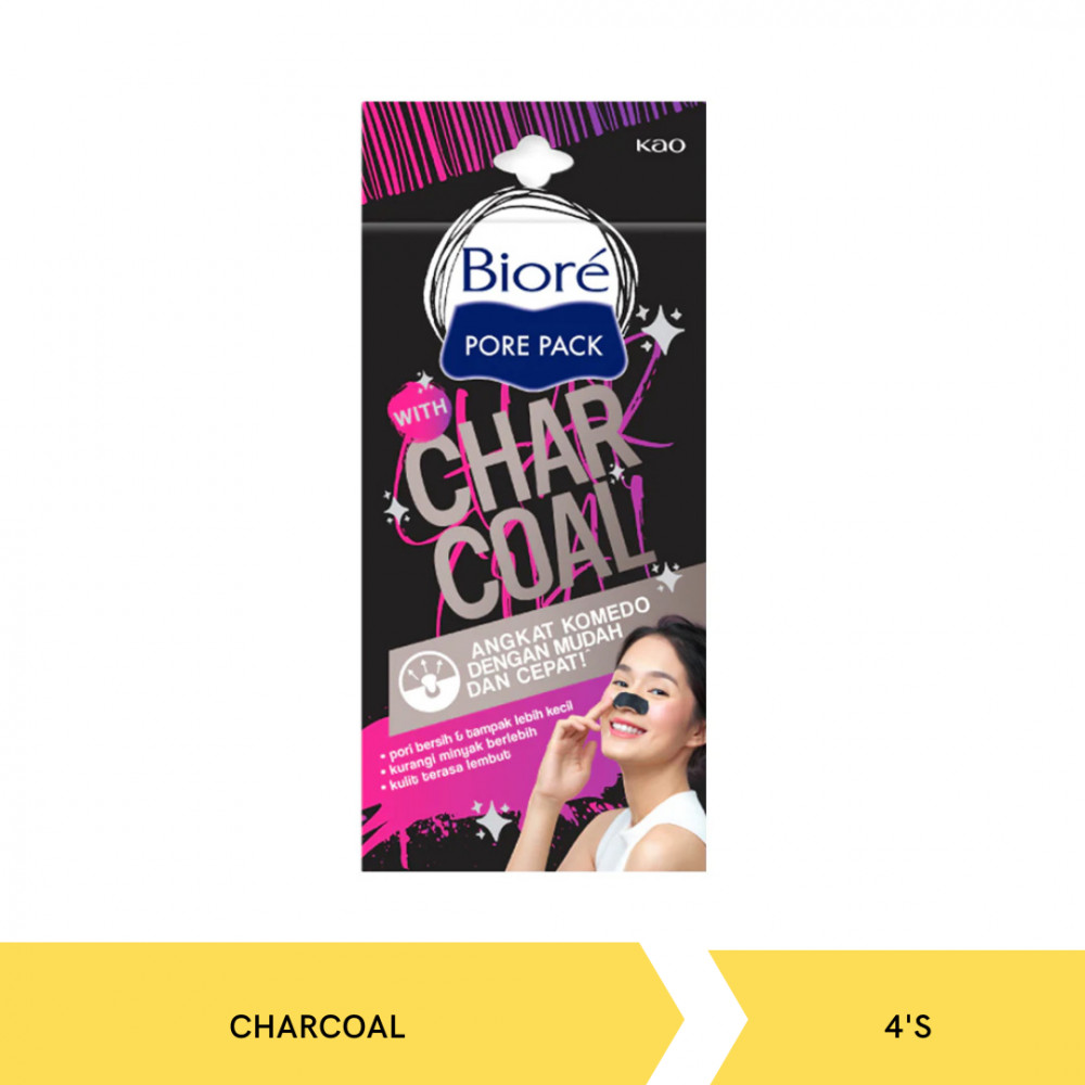 BIORE POREPACK CHARCOAL 4`S