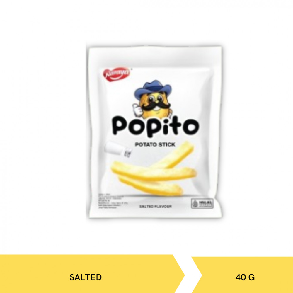 POPITO POTATO STICK SALTED 40G X 30