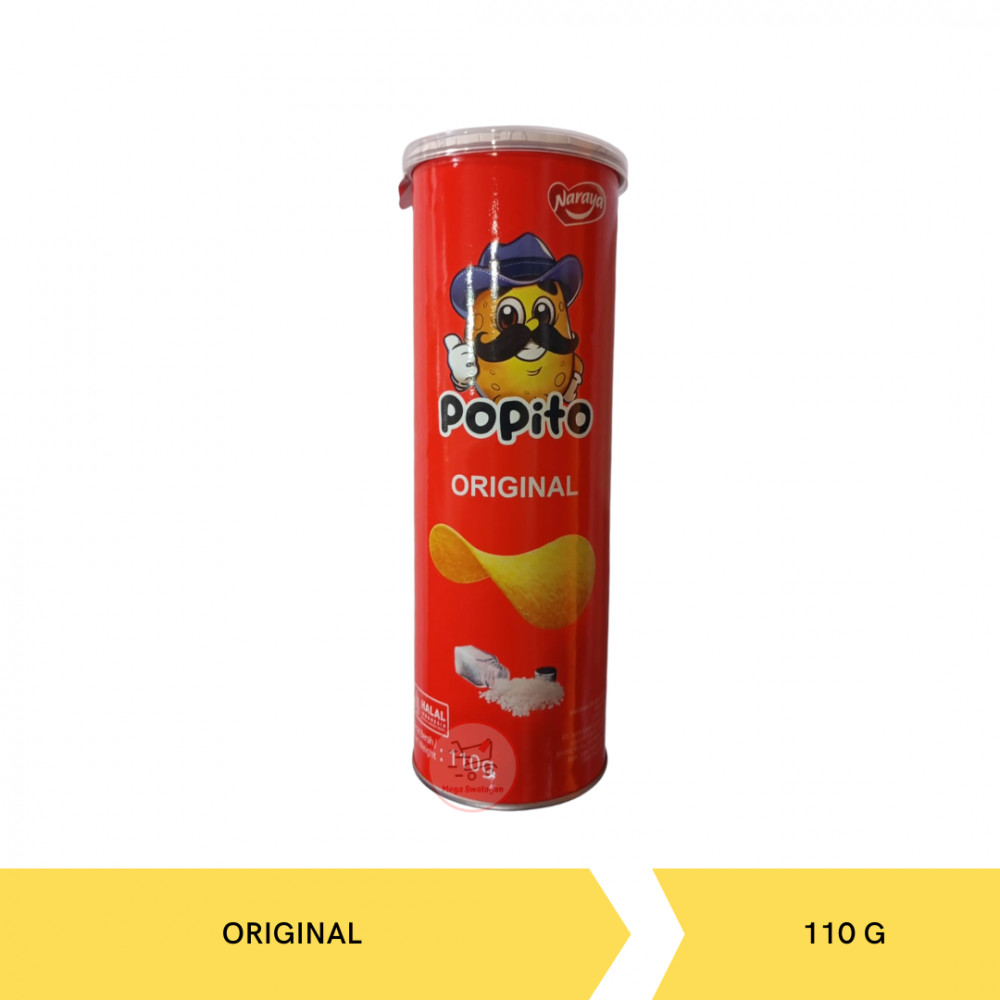 POPITO CHIPS ORIGINAL 110G X 24
