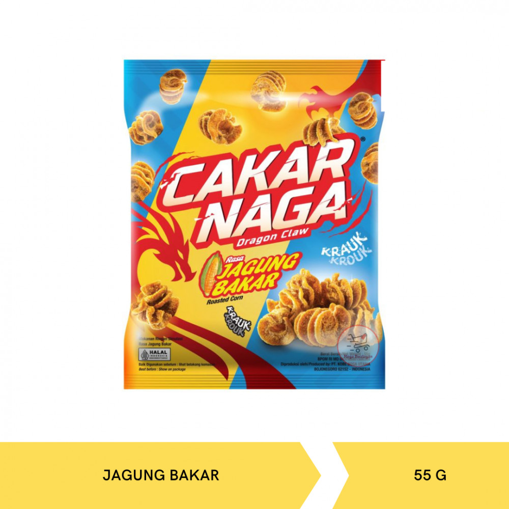 KOBE CAKAR NAGA JAGUNG BAKAR 55G X 24