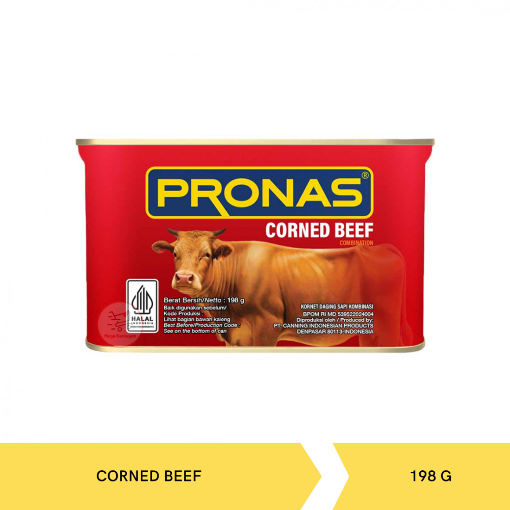 PRONAS CORNED BEEF 198G X 48
