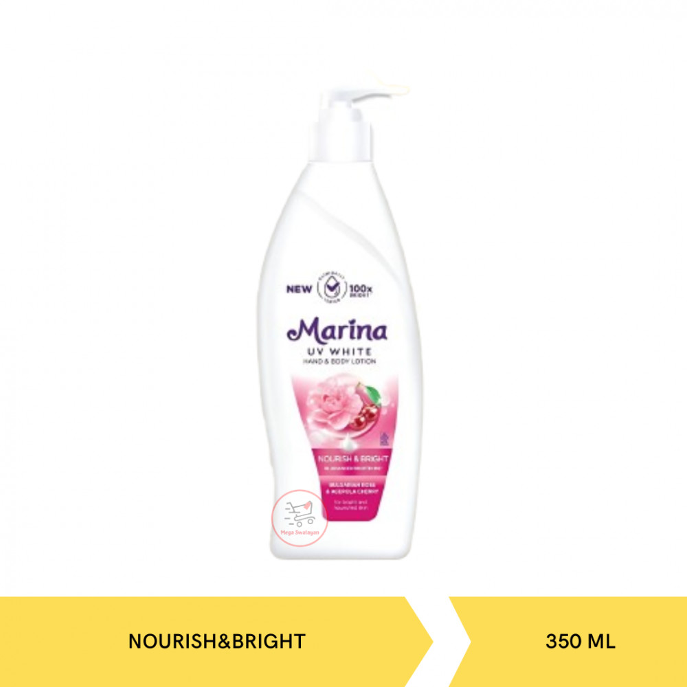 MARINA HBL UV WHT NOURISH&BRIGHT PUMP 350ML