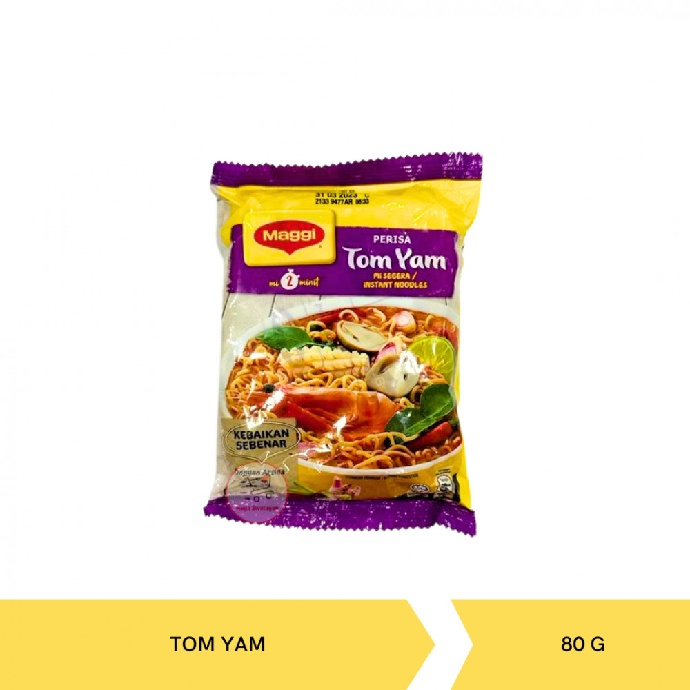 MAGGI MIE PERISA TOM YAM 80G X 60