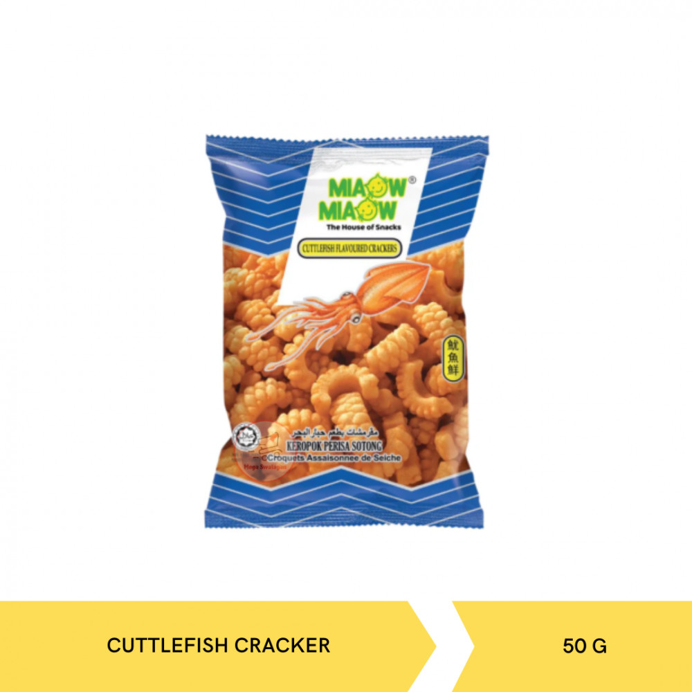 MIAOW-MIAOW CUTTLEFISH CRACKER 50G X 15