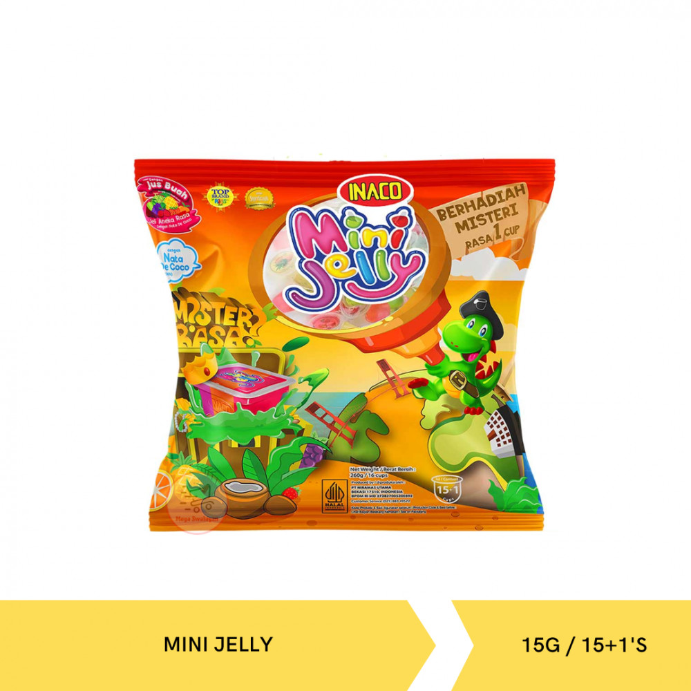 INACO MINI JELLY 15G/15+1`S  X 24