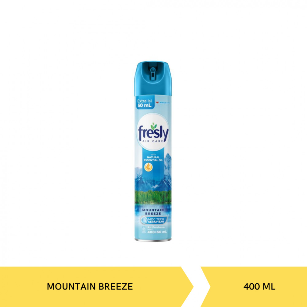 FRESLY AIR CARE MOUNTAIN BREEZE 400ML X 12