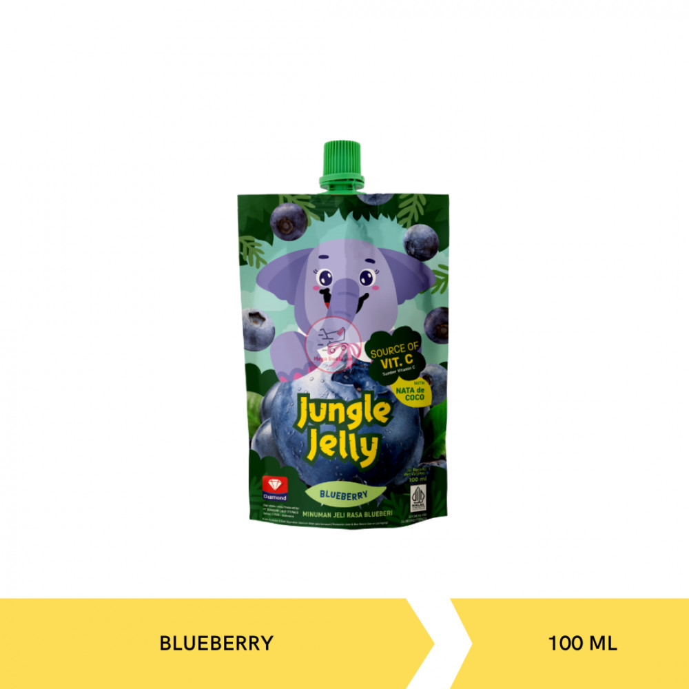 JUNGLE JELLY BLUEBERRY 100MLX12