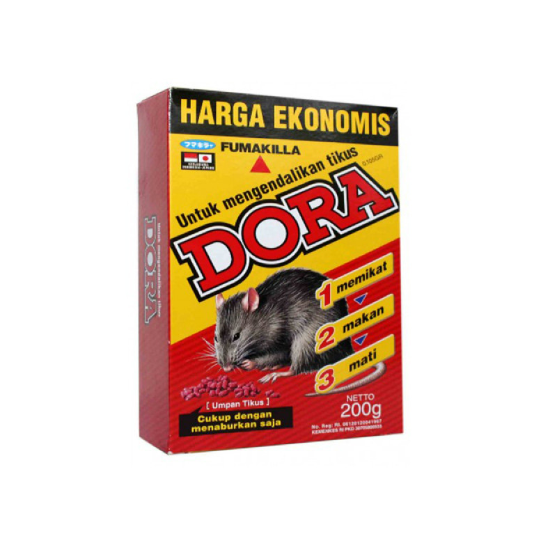 VAPE DORA UMPAN TIKUS 200G X 24