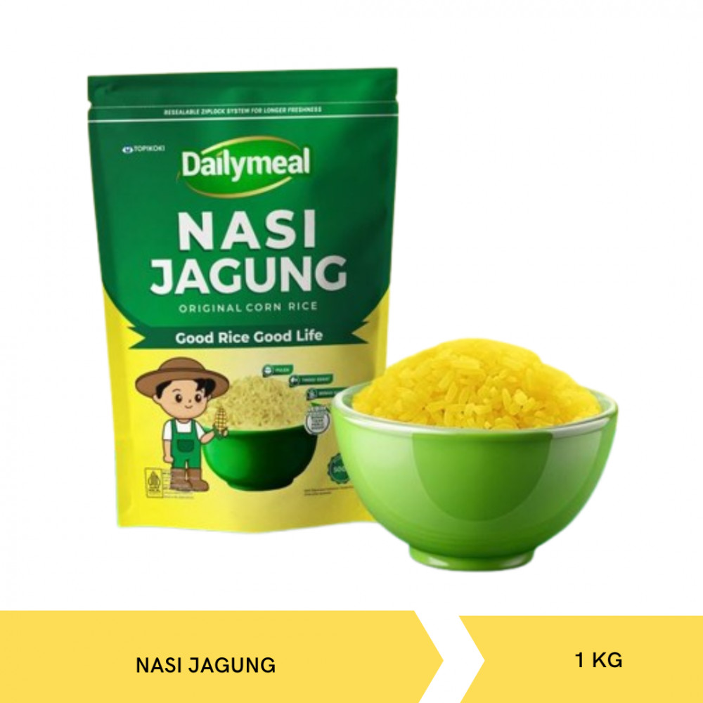 DAILYMEAL CORN RICE 1KGX12