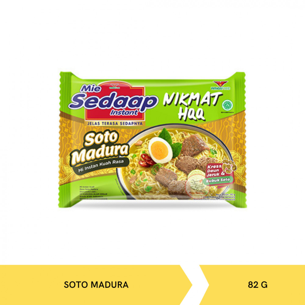 SEDAAP MIE SOTO MADURA 82G X 40