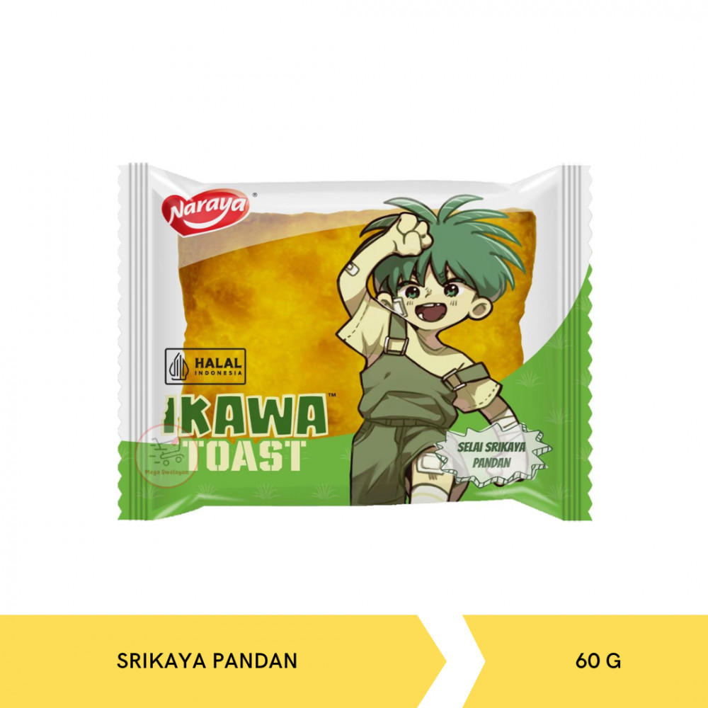 NARAYA IKAWA TOAST SRIKAYA PDN 60GX40
