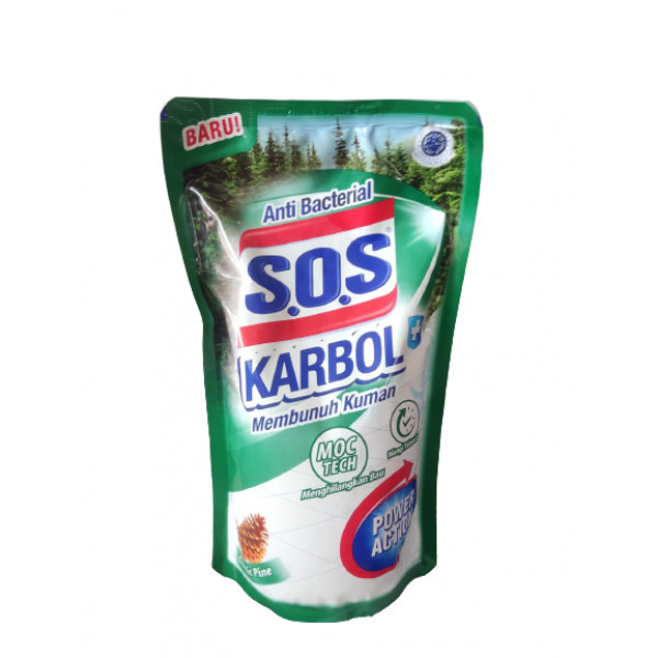 SOS KARBOL CLASSIC PINE POUCH 725ML X 12