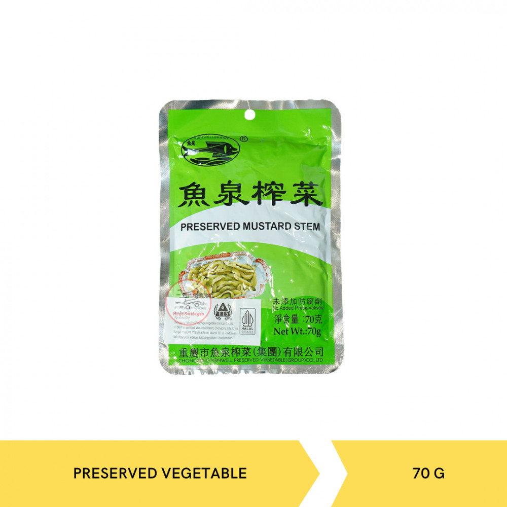 FISH WELL PRESERVED VEGETABLE 70G