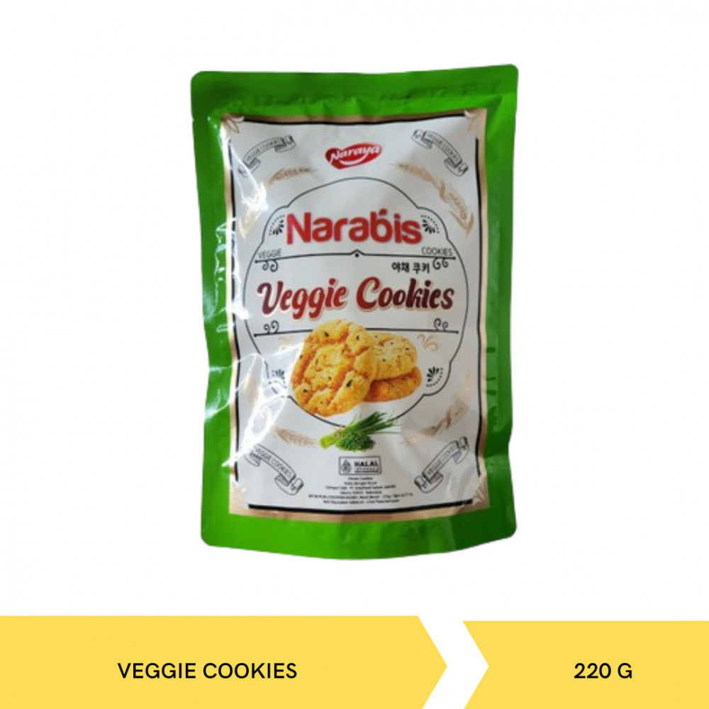 NARABIS VEGGIE COOKIES 220G X 24
