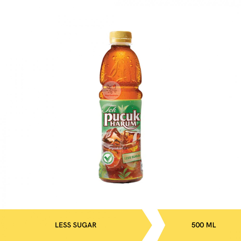 PUCUK HARUM TEH LESS SUGAR 500ML X 12
