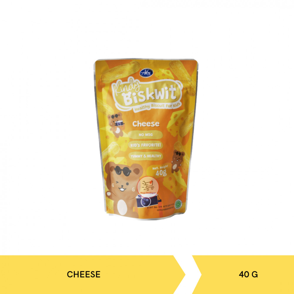 ABE FOOD KINDY BISKWIT CHEESE 40G X 24