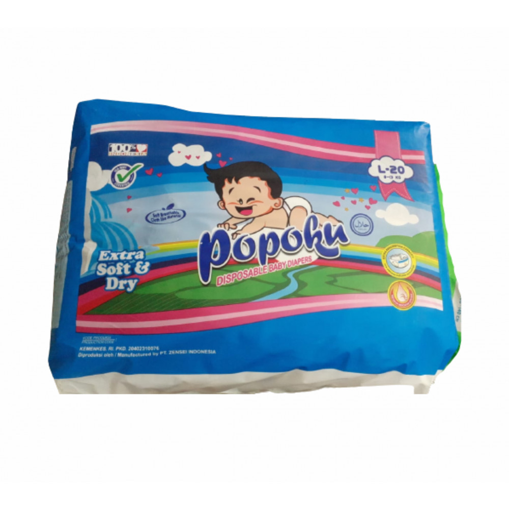 Mega Swalayan - POPOKU DIAPERS L20 X 12