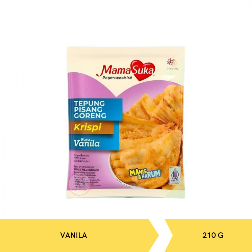 MAMASUKA TEPUNG PISANG VANILA 210G X 40