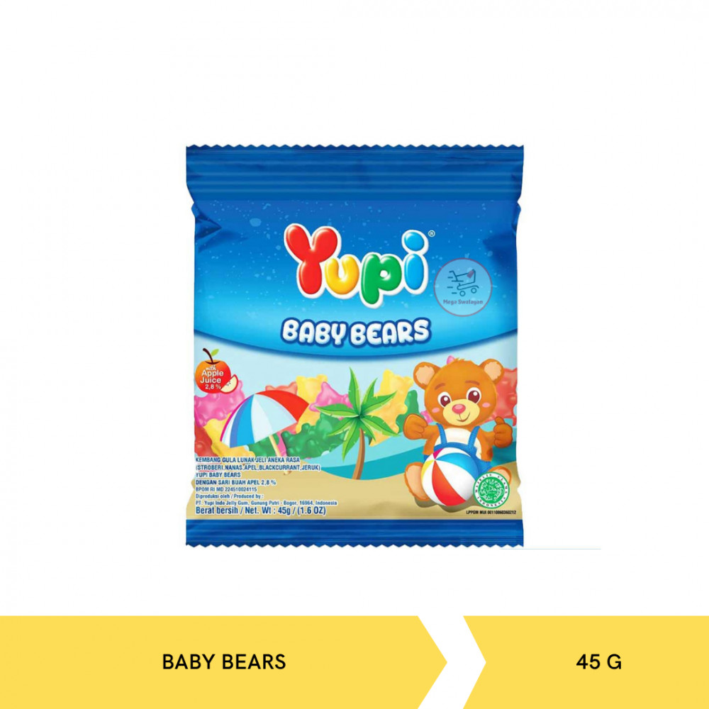YUPI BABY BEARS 45G X 72