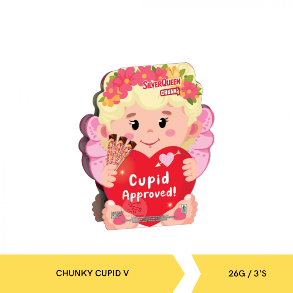SILVER QUEEN CHUNKY CUPID V PACK 26G/3`S X30