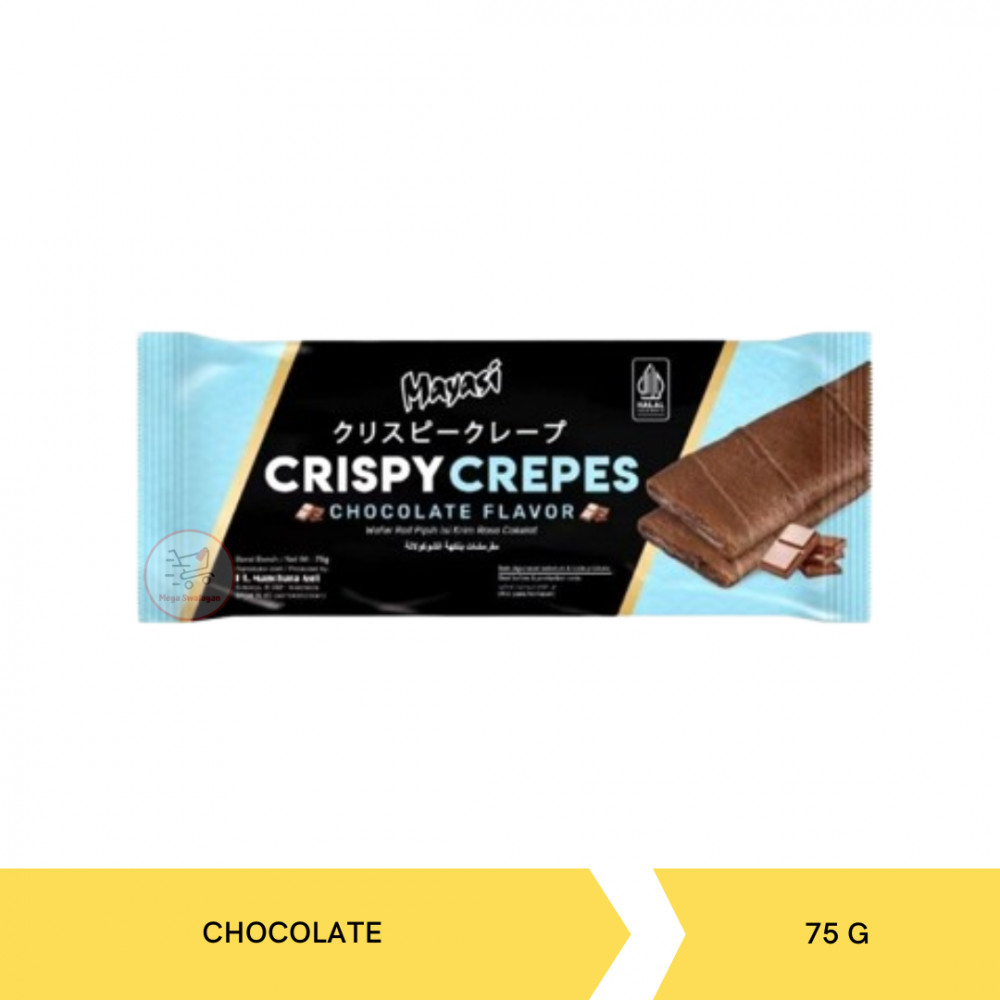 MAYASI CRISPY CREPES CHOCO 75G X 24