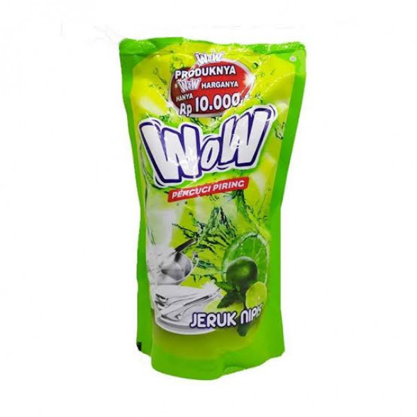 WOW DISHWASH JERUK NIPIS POUCH 700ML X 12