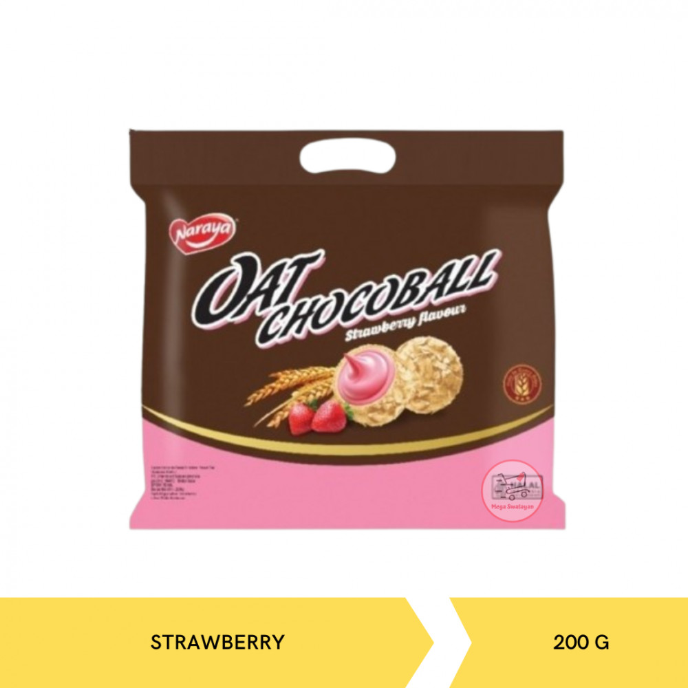 NARAYA OAT CHOCOBALL STRAW 200GX 24