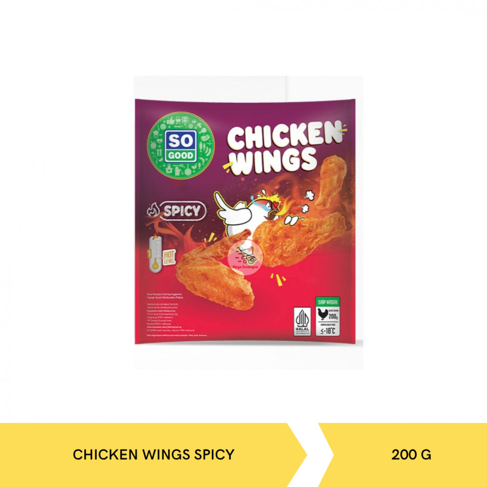 SO GOOD SPICY WINGS 200G X 24