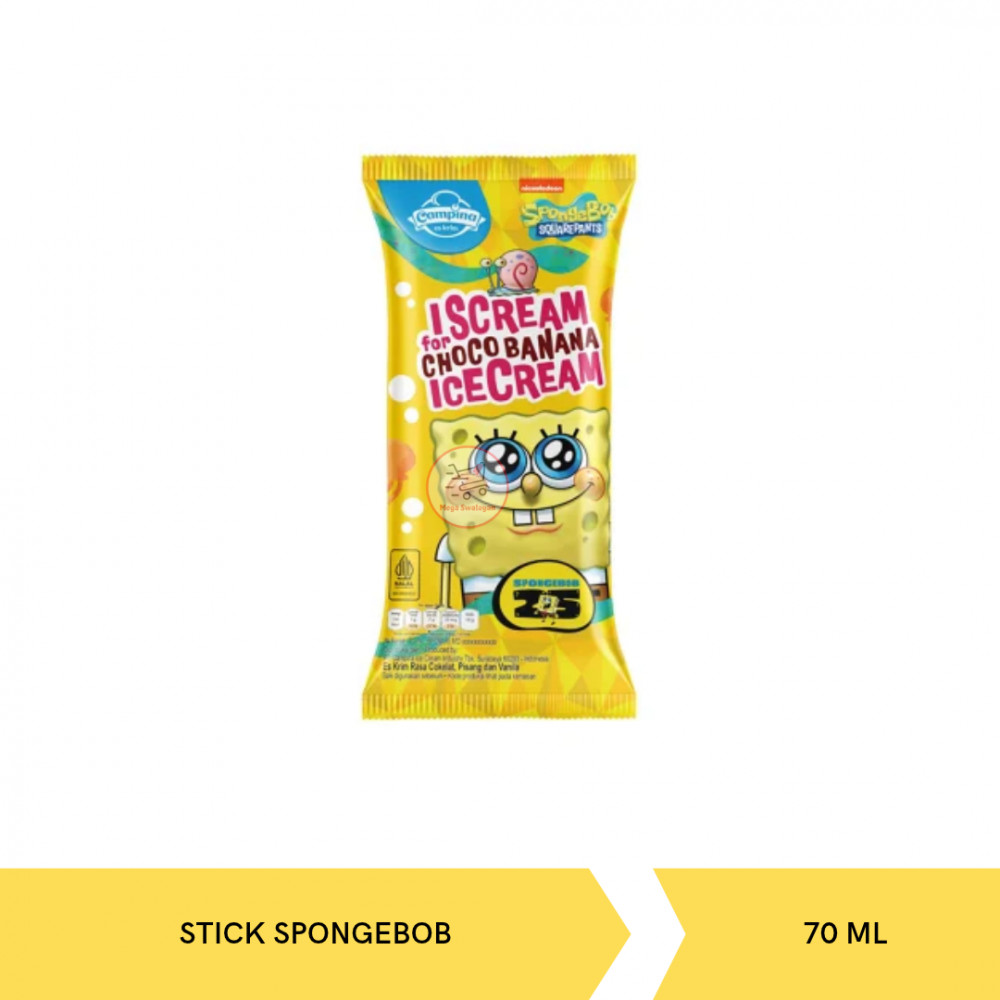 CAMPINA STICK SPONGEBOB 70ML X 24