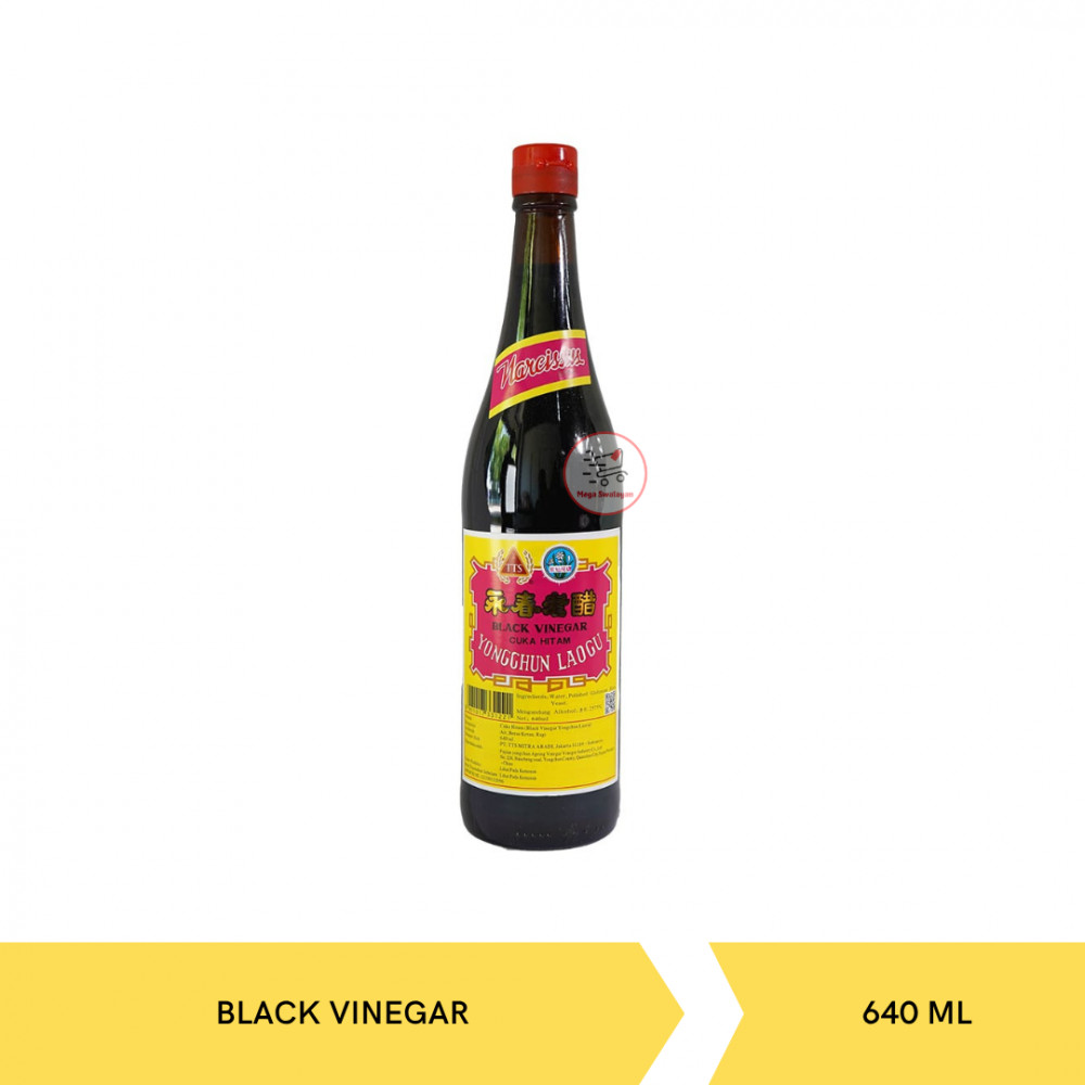 NARCISSUS BLACK VINEGAR 640ML X 12