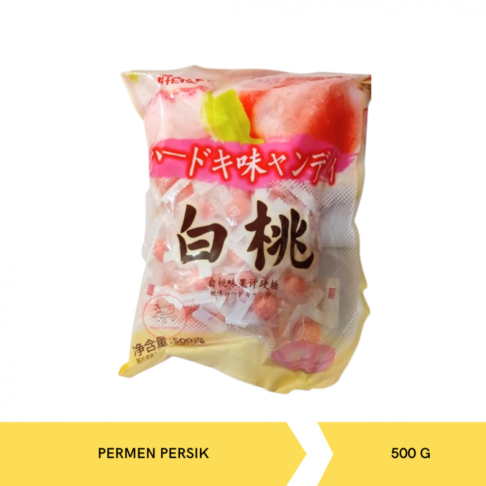 HOBABE HBB14 PERMEN PERSIK 500G X 20