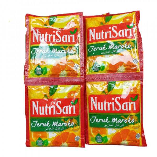 Mega Swalayan - NUTRISARI JERUK MAROKO BANDED 14G/10`S X 16