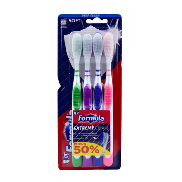FORMULA T.BRUSH DEEP CLEAN 4`S SOFT