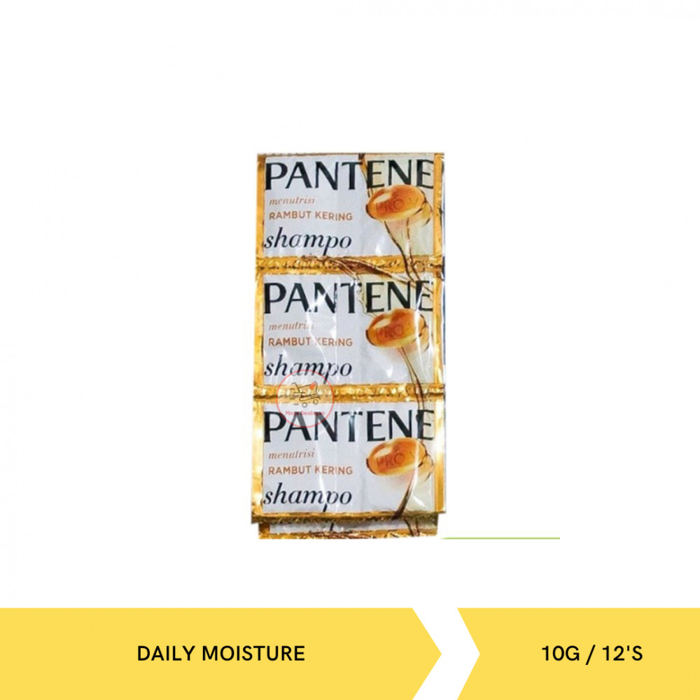 PANTENE SHP DAILY MOISTURE BANDED 10G/12`S