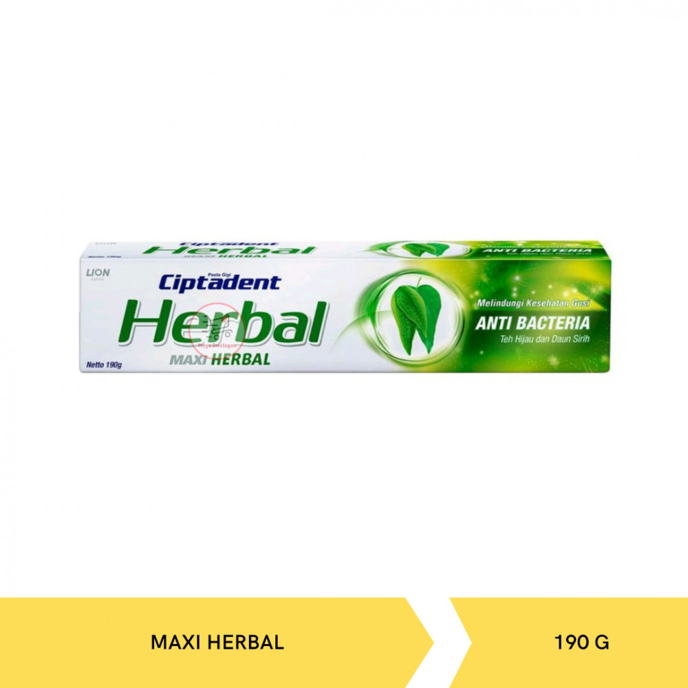 CIPTADENT T.PASTE MAXI HERBAL 190G X 24